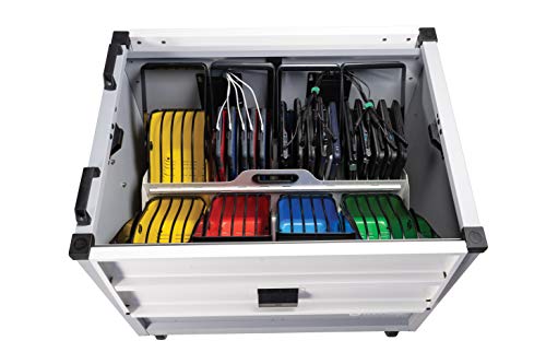 Lockncharge Joey 40 Safe, Secure, Charging Cart With Baskets Included- Compatible With Most Tablets, Chromebooks, And Laptops (10238) #TOP5