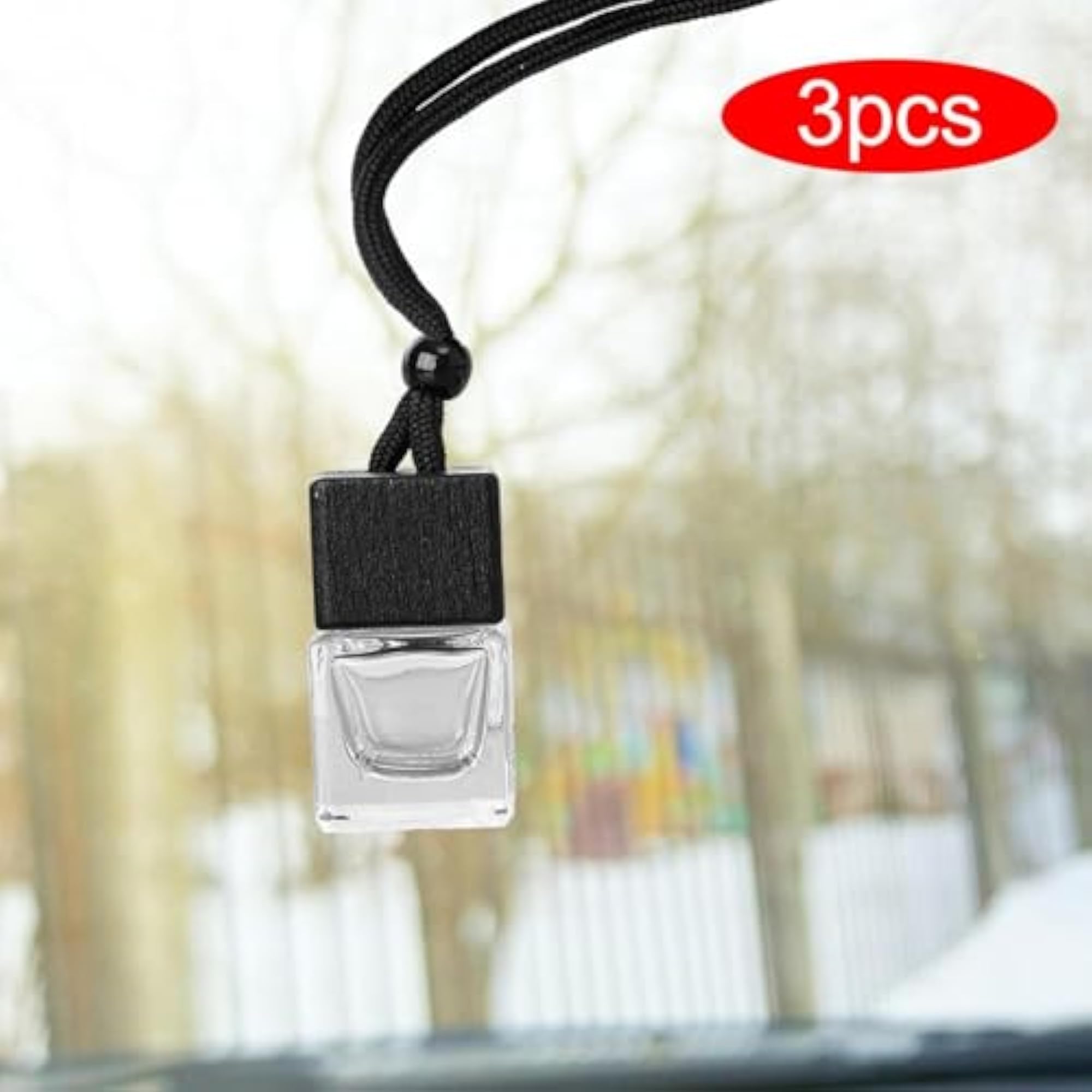 3Pcs Decorative Car Perfume Bottles Hanging Diffuser