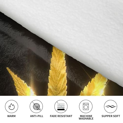 Couverture à capuche cannabis pour vos soirées cocooning canapé