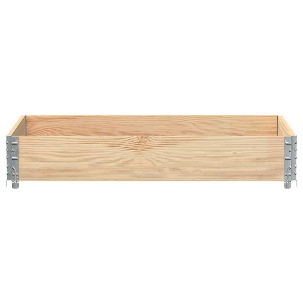 Fioriera da 120 x 80 cm, in legno di pino massiccio