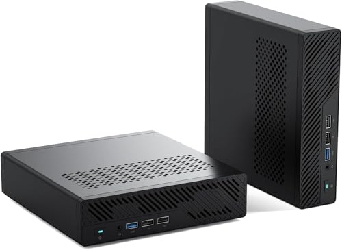 MINISFORUM MS 01 Mini PC Workstation, Intel Core i5 12600H (vPro), 32 GB de RAM, SSD de 1 TB, 2× SFP+ de 10 Gbps, 2× RJ45 2,5G, 2× USB4, PCIe 4.0 x16, Compatible con 3× M.2 (2280/22110) y SSD U.2