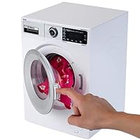 Theo Klein 9213 Bosch Waschmaschine | Vier Waschprogramme und Originalgeräusche | Funktioniert mit und ohne Wasser | Spielzeug für Kinder ab 3 Jahren – Ansicht 8