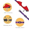 FURRYUMI 1 PC Bat Wing Cat Collar with Bell, Adjustable Kitten Collar with Safety Breakaway Buckle for Boy&Girl Cats, Halloween Christmas Cat Accessories for Kitten Puppy #3