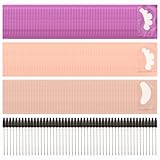 150 Pairs Eye Pads Lash Extensions, Eyepads for Lash Extensions Lint Free Under Hydrogel Eye Mask Pads Beauty Tools With 50pcs Eyelash Brushes