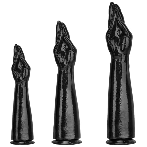 Jixaxe Extra Lang Realistischer Big Hand Dildos Riesiger Dildo Faustdildo Mit Starkem Saugnapf Anal Plug XXL Fisting Dildo Sex Toy Penis Anale Vaginale Masturbation Sexspielzeug für Frauen Männer (S)