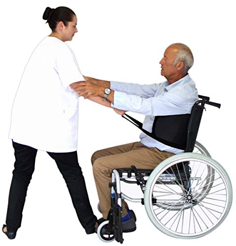 LTG PRO Correa de transporte para pacientes ancianos con movilidad reducida para silla de ruedas Cover