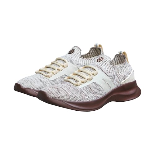 Image of Neeman's Fuse Knit Sneakers for Men & Women | Breathable Knit Upper, Supportive Heel Counter & Lightweight Cushioned EVA Sole | Everyday Walking, Travel & Casual Comfort Shoes