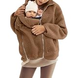 Generisch Trageeinsatz Jacke Universal Winterjacke Schwangerschaft Fleece