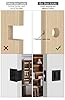 goldenwarm Matte Black Pocket Door Lock, Zinc Alloy Black Pocket Door Hardware(2-3/8" Backset), Pocket Door Handles Square Pocket Door Locks for Bathroom for Closet Door Lock- 1 Pack