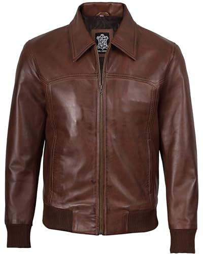 Image of Blingsoul Leather Jacket Men, Black and Brown Leather Jackets For Men