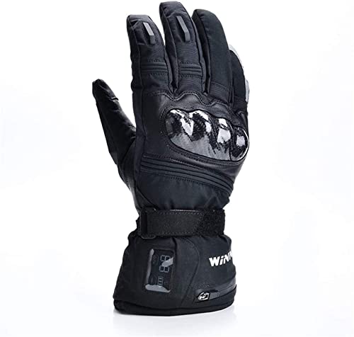 Guantes térmicos impermeables con control LED para regular el calor 4