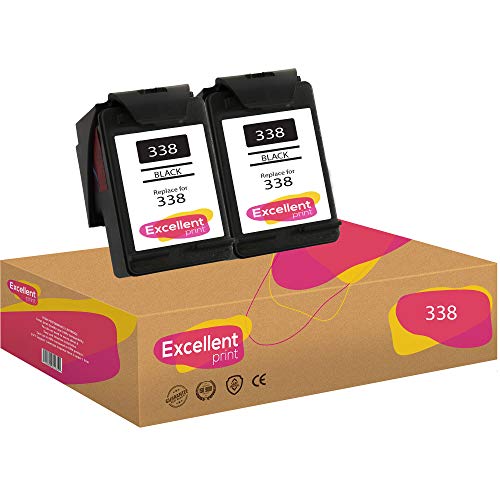 Excellent Print 338 Compatible Cartuchos de Tinta para HP Officejet 100 Photosmart 2573 2575 8050