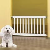 JOOHY ペットゲート 犬用ペットフェンス 柵 ペット 安全ガード 高さ44cm ベビー安全ゲート (取付幅85-91cm)