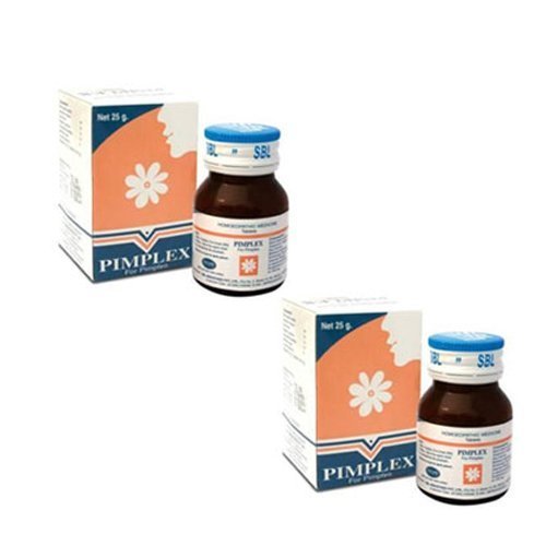 2 x SBL Homeopathy Pimplex Tablets by SBL