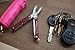 LEATHERMAN, Squirt PS4 Keychain Multitool with Spring-Action Scissors and Aluminum Handles, Built in the USA, Black