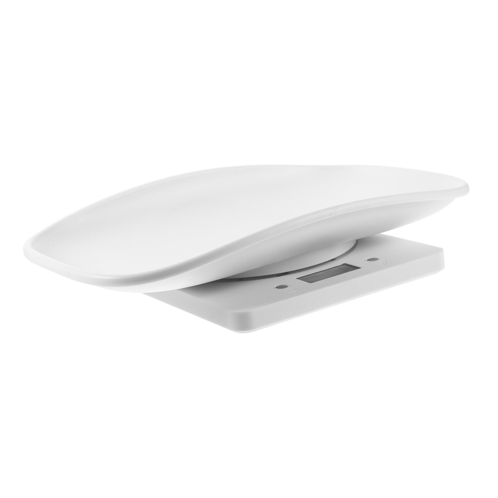 POPETPOP Bilancia Digitale Elettronica per Piccoli Animali Domestici Display LED Luminoso, Vassoio Plastica da 10 kg, Bilancia Elettronica Multiuso per Cuccioli e Gattini Uso Domestico e Veterinario