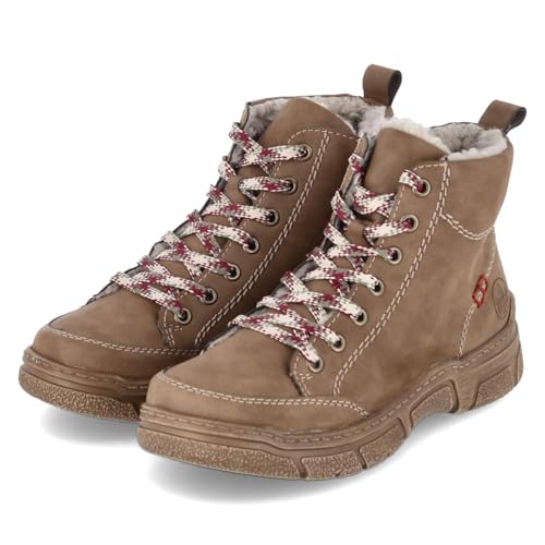 Bottes à lacets Rieker femme marron avec semelle amortissante 38