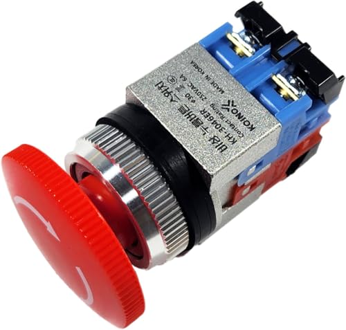 KOINO Push/Twist Emergency Stop Button Switch 250VAC 6A KH-3046ER by Laoneer