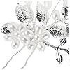 Balacoo Peigne de Mariage pour Cheveux avec Perles Imitation Accessoire Élégant pour Mariée Confortable et pour et Bals #2
