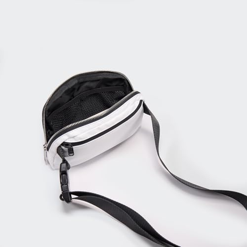Image of Pander Belt Bag for Women, Fashion Waist Packs, Crossbody Bags, Everywhere Belt Bag with Adjustable Strap (White).