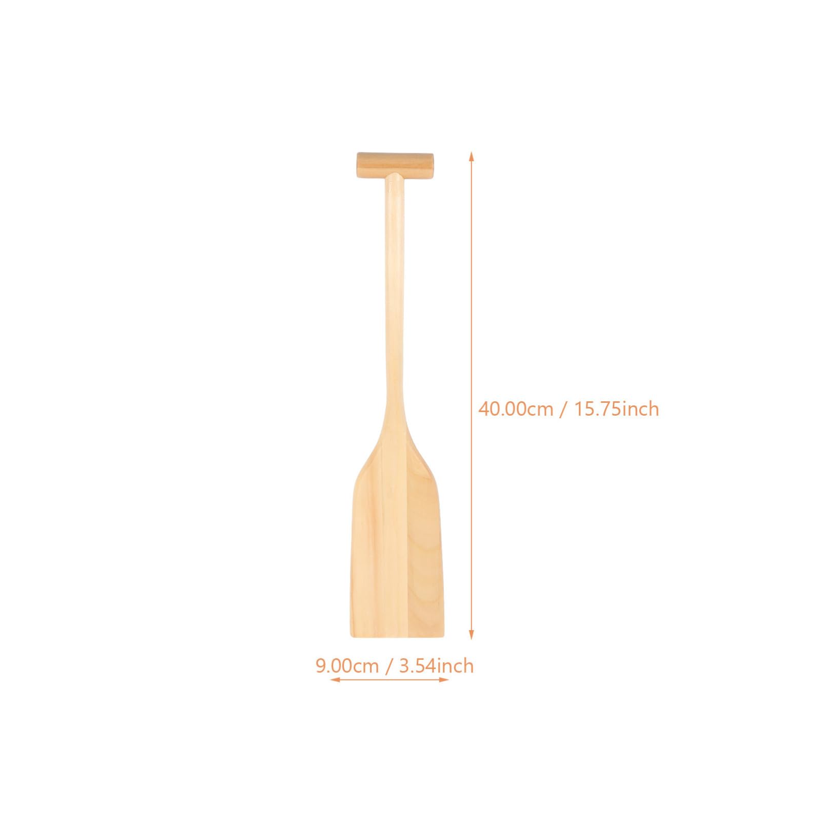 Paleta para Manualidades de Madera Inacabada, 42cm, Color Caqui