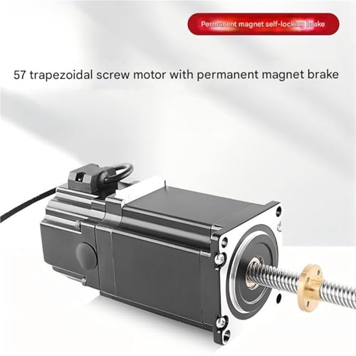 Moteur pas à pas NEMA23 T10 avec frein à aimant permanent robuste hauteur 56mm