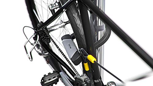 Sigtuna Bike Lock - 16Mm Heavy Duty Anti Theft Bicycle U Lock Combo With Square Steel U-Lock Shackle And 1800Mm Woven Steel Cable Chain For Road Bike Mountain Bike Folding Bike #TOP4