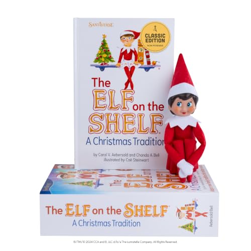 The Elf on the Shelf Box Set - Girl Scout Elf with Blue Eyes