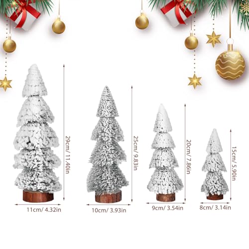 Decoración navideña sin ocupar espacio con los mini árboles de Navidad VANZACK de mesa 3