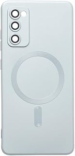 Silicone Back Phone Protection Cover With Magnetic For Samsung Galaxy S20 FE - Mint Green