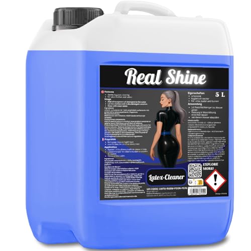 Optimal Products Special Latex Cleaner 5 L I Latex Pflege Waschmittel mit Glanz I geruchsneutraler Latexreiniger vegan I Spezialwaschmittel für Latexkleidung I Auch Reiniger für Gummi - und Kunstleder
