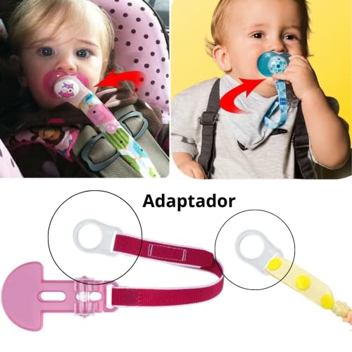 Kit Adaptador de Chupeta Sem Alça 3 pcs