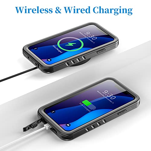 Cozycase Waterproof Case For Iphone 11 Pro Max, Underwater Shockproof Full-Body Rugged Bumper Sealed Case With Built-In Screen Protector For Iphone 11 Pro Max 6.5 Inch-Black #TOP5