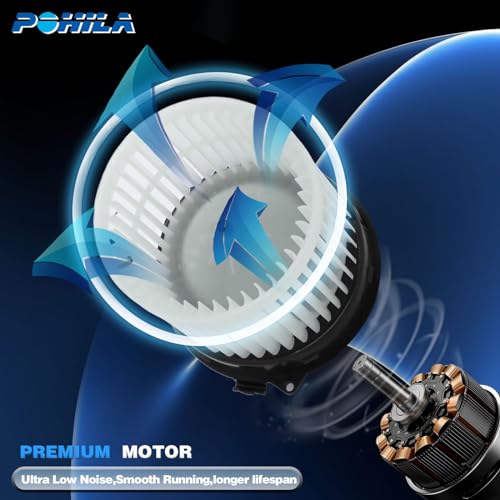 Image of 700285 HVAC Blower Motor for Nissan Versa Sedan 1.6L 2012-2018 | Fit for Nissan Versa Note 2014 2015 2016 2017, Replace# 27226-3AN0A