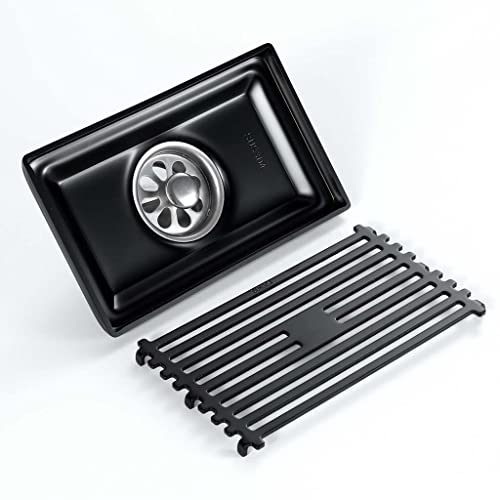 Drain de plancher à grand débit TJH avec maille rectangulaire anti-odeur - 7