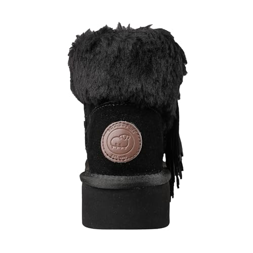 Lamo Women's Amari Platform Boots - Stylish Suede with Faux Fur Lining, Australian Sheepskin Insole, NeverWet Technology, and 1.5" Rubberlon Outsole - Premium Winter Footwear4