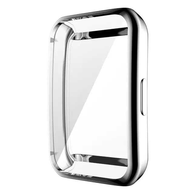 DadoFull Cover Case Protector Compatible with Huawei Fit 2 Watch, TPU case protector (Silver)