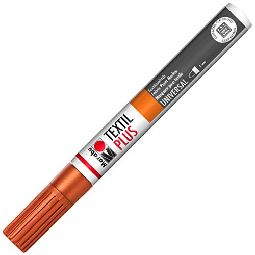 Marabu Painter Plus 3 mm Punta, Textil Pintura, Cobre, 1,8 x 14,8 x 1,8 cm