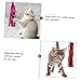FRCOLOR 8pcs Cat Teaser Replacement Refills Bell Interactive Cat Toys for Engaging Playtime Random Color Teasing to Boredom and Strengthen