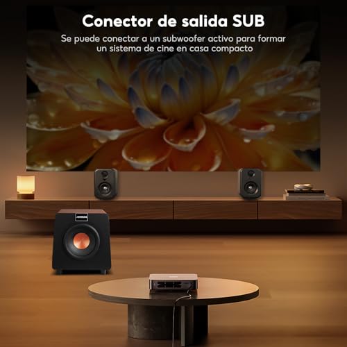 AIYIMA S400 Altavoces Activos de Estantería Bluetooth 5.3 de 3 "- (80W), Sistema HiFi 2.1 con Sub-out, Entrada Óptica/USB/RCA, Altavoces para PC, TV y Home Cinema – Negro - imagen 6
