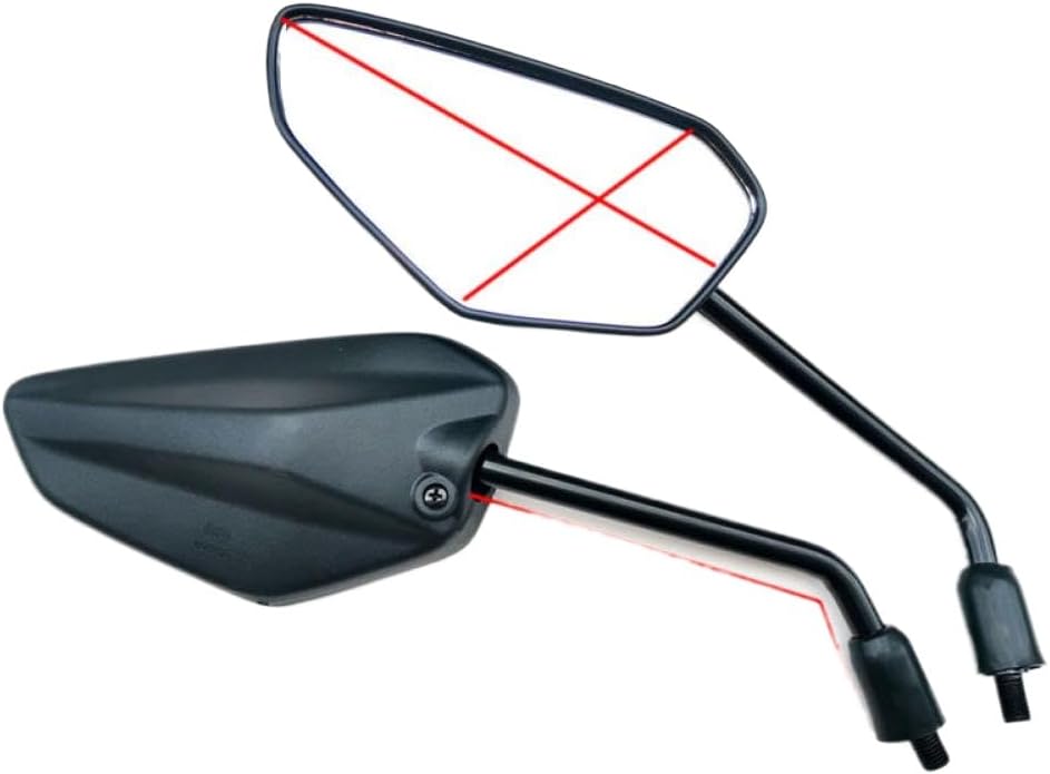 Motorcycle Rearview Mirrors 10mm Compatible With Haojue DR 150cc DR 160cc DR160 DR150 HJ150-10 DR 150 160