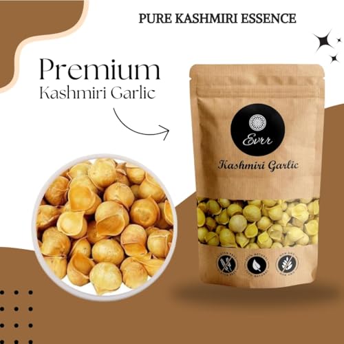Image of EVRR Kashmiri Garlic (Lehsun) 50gm, A Taste Of Himalayan Tradition, Premium Himalayan Single Clove Garlic For Strong Immunity & Diabetes