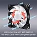 immagine 1upHere 4PIN PWM 120mm LED Arcobaleno Silenziosa Ventola del Case Dispositivi di Raffreddamento di Caso e Radiatori Elevato Flusso d'Aria SR12-CF4-3