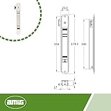 Zoom IMG-2 amig serratura a gancio incasso