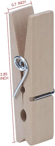 Miniatura 8 de 30 pinzas de madera grandes, resistentes y resistentes para colgar, al aire libre, manualidades