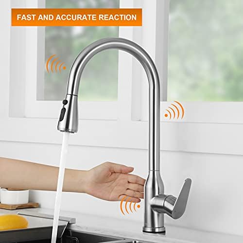 Revolutionize Your Kitchen with Touch-Controlled Smart Sink Faucet!