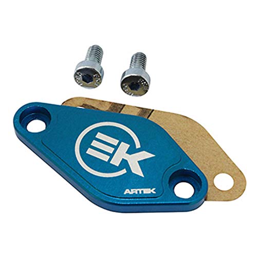 obturateur pompe a huile 50 a boite artek pour minarelli 50 am6-derbi 50 senda, gpr bleu