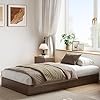 Amazon.com: SunnyFurn Wood Platform Bed with Sturdy Wooden Slats, Twin ...