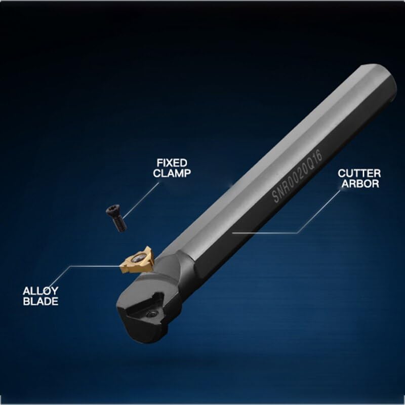 Tool Part for 1PC CNC Internal Thread Tool Bar SNR 0010/0012 / 0016/0020 / Q16 / R16 / S16 Internal Thread Turning Tool Hold - (Hole Diameter: SNR0040T22)