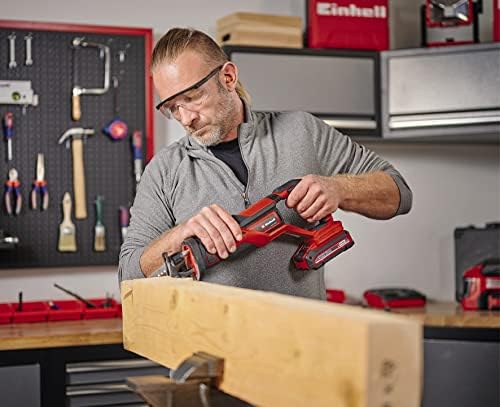 Einhell Akumulatorowa piła uniwersalna TE-AP 18/26 Li-Solo Power X-Change (18V, wysokość podnoszenia 26 mm, głębokość cięcia 18 cm w drewnie, w tym ostrze, bez akumulatora i ładowarki)